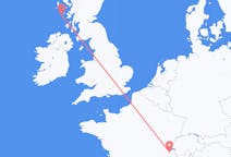 Flights from Tiree, Scotland to Geneva, Switzerland