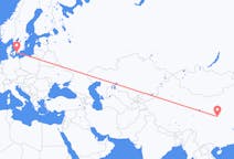出发地 中国从西安出发目的地 瑞典马尔默的航班