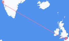 Flyreiser fra Maniitsoq, Grønland til Deauville, Frankrike