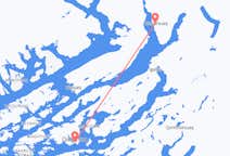出发地 格陵兰纳萨尔苏克目的地 格陵兰卡科尔托克的航班