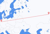 Flyrejser fra Jekaterinburg, Rusland til Münster, Tyskland