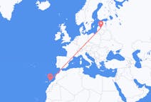 Flyrejser fra Lanzarote til Riga