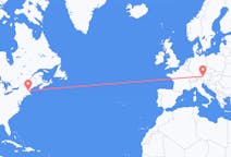 Flüge von Manchester, die Vereinigten Staaten nach Salzburg, Österreich