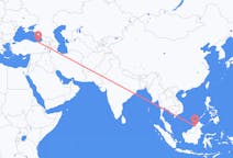 말레이시아 림방에서 출발해 터키 트라브존으로(으)로 가는 항공편