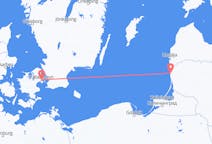 Vluchten van Kopenhagen, Denemarken naar Palanga, Litouwen