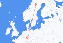 Flyreiser fra Vilhelmina, Sverige til Stuttgart, Tyskland