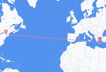 Flyrejser fra Albany, USA til Santorini, Grækenland