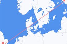 Flyreiser fra Åbo, til London