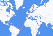 Flyrejser fra Maceió, Brasilien til Skellefteå, Sverige