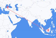 Flights from Palangka Raya, Indonesia to Ankara, Turkey