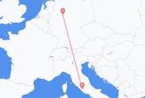 出发地 意大利出发地 罗马目的地 德国帕德博恩的航班