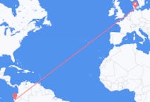 Flyg från Guayaquil, Ecuador till Sønderborg, Danmark