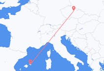 Fly fra Pardubice til Menorca