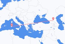 Flights from Nazran, Russia to Cagliari, Italy