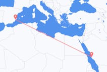Flyg från Jeddah, Saudiarabien till Alicante, Spanien