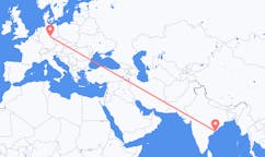 Flyrejser fra Visakhapatnam, Indien til Erfurt, Tyskland