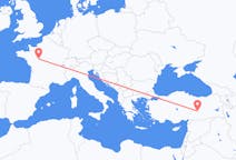 Flights from Malatya, Turkey to Tours, France