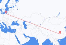 Flyreiser fra Zhangjiajie, Kina til Gdańsk, Polen