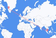 Flights from Singapore to Kangerlussuaq