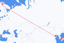 Flyreiser fra Kumamoto, Japan til Ivalo, Finland