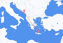 Flyreiser fra Tivat, Montenegro til Iraklio, Hellas