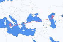 Flyrejser fra Aqtau, Kasakhstan til Palermo, Italien