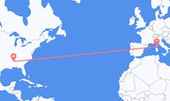 Flyrejser fra Columbus, USA til Figari, Frankrig