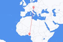 Flyg från Port Harcourt, Nigeria till Klagenfurt, Österrike