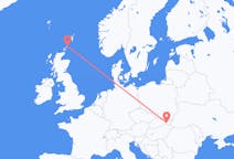 Flights from North Ronaldsay, the United Kingdom to Košice, Slovakia