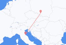 Flights from Rimini, Italy to Katowice, Poland
