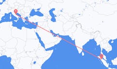 Flyreiser fra Siborong-Borong, Indonesia til Pescara, Italia