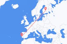 Flights from Jyvaskyla to Lisbon