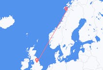 Flights from Leeds, England to Bodø, Norway