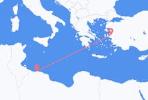 Flights from Tripoli to Izmir