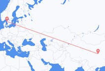 出发地 中国从西安出发目的地 瑞典哥德堡的航班
