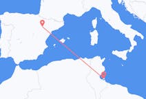 出发地 突尼斯杰尔巴岛目的地 西班牙萨拉戈萨的航班