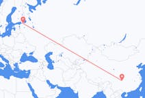 Flights from Chongqing, China to Saint Petersburg, Russia