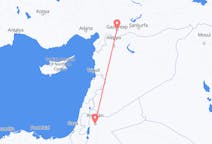 Flyreiser fra Amman, til Gaziantep