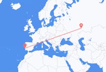 Flyreiser fra Samara, Russland til Lisboa, Portugal