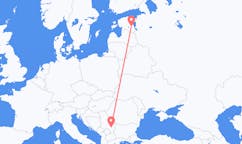 Flyg från Tartu, Estland till staden Niš, Serbien