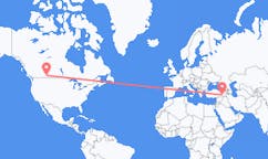 Flyrejser fra Medicine Hat, Canada til Batman, Tyrkiet