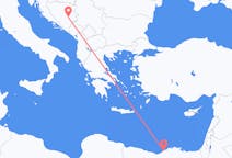 出发地 埃及亚历山大目的地 波斯尼亚和黑塞哥维那塞拉耶佛的航班