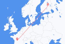 Flyreiser fra Limoges, Frankrike til Kuopio, Finland
