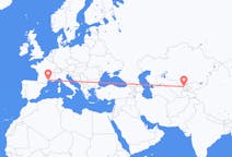 Flyrejser fra Tasjkent, Usbekistan til Montpellier, Frankrig