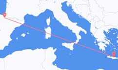 Flights from Pamplona, Spain to Heraklion, Greece