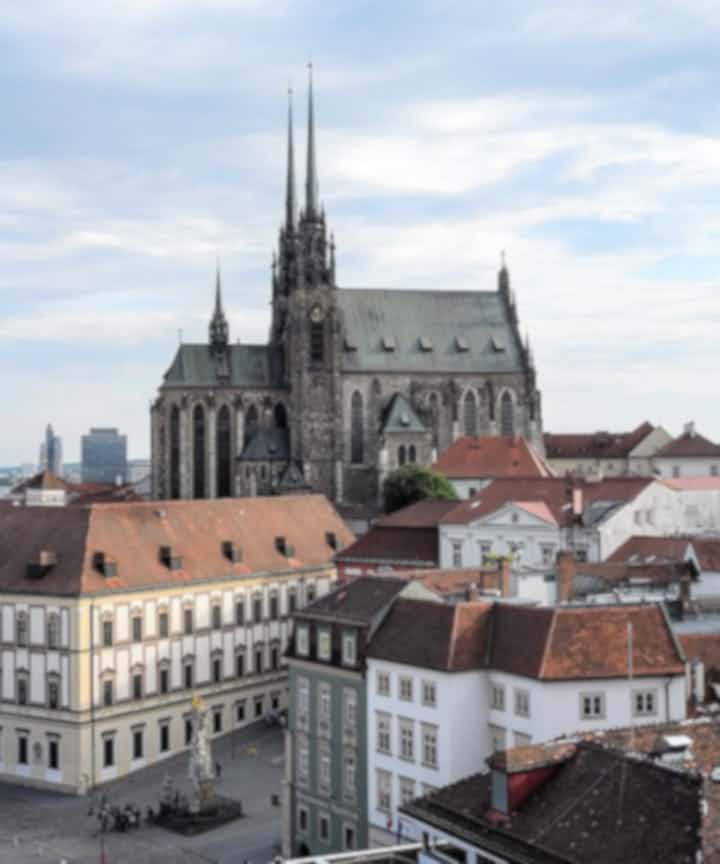 Flights from Clermont-Ferrand, France to Brno, Czechia