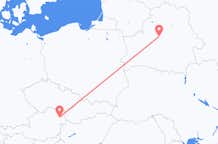 Flyreiser fra Minsk, Hviterussland til Vienna, Østerrike