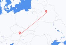 Voli from Minsk, Bielorussia to Vienna, Austria