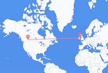 Flyreiser fra Calgary, Canada til Dublin, Irland