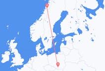 Fly fra Mo i Rana til Kraków